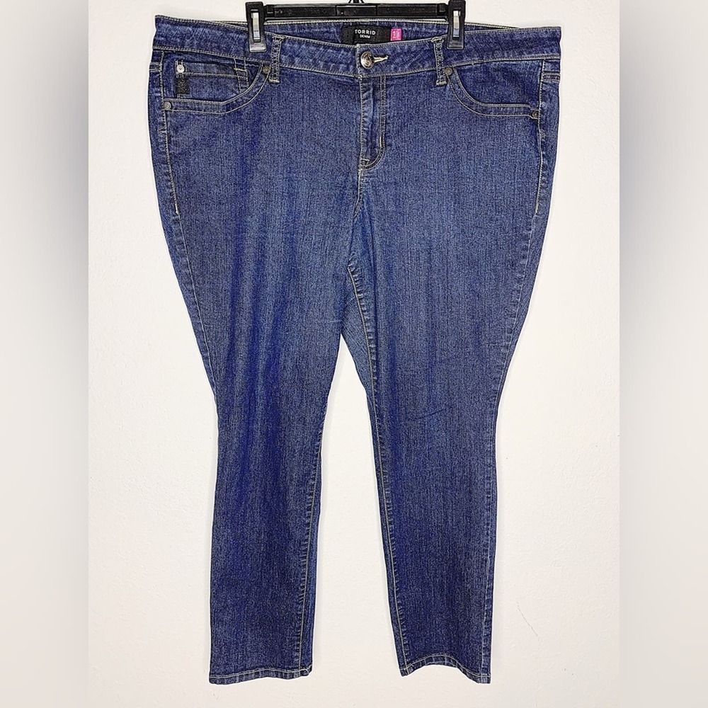 Torrid Denim Classic Skinny Jean - Vintage Stretch Dark Wash Size 24 $58.90